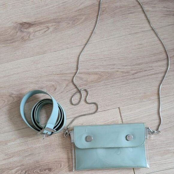 Pastel blue convertible bag - Picture 1 of 6